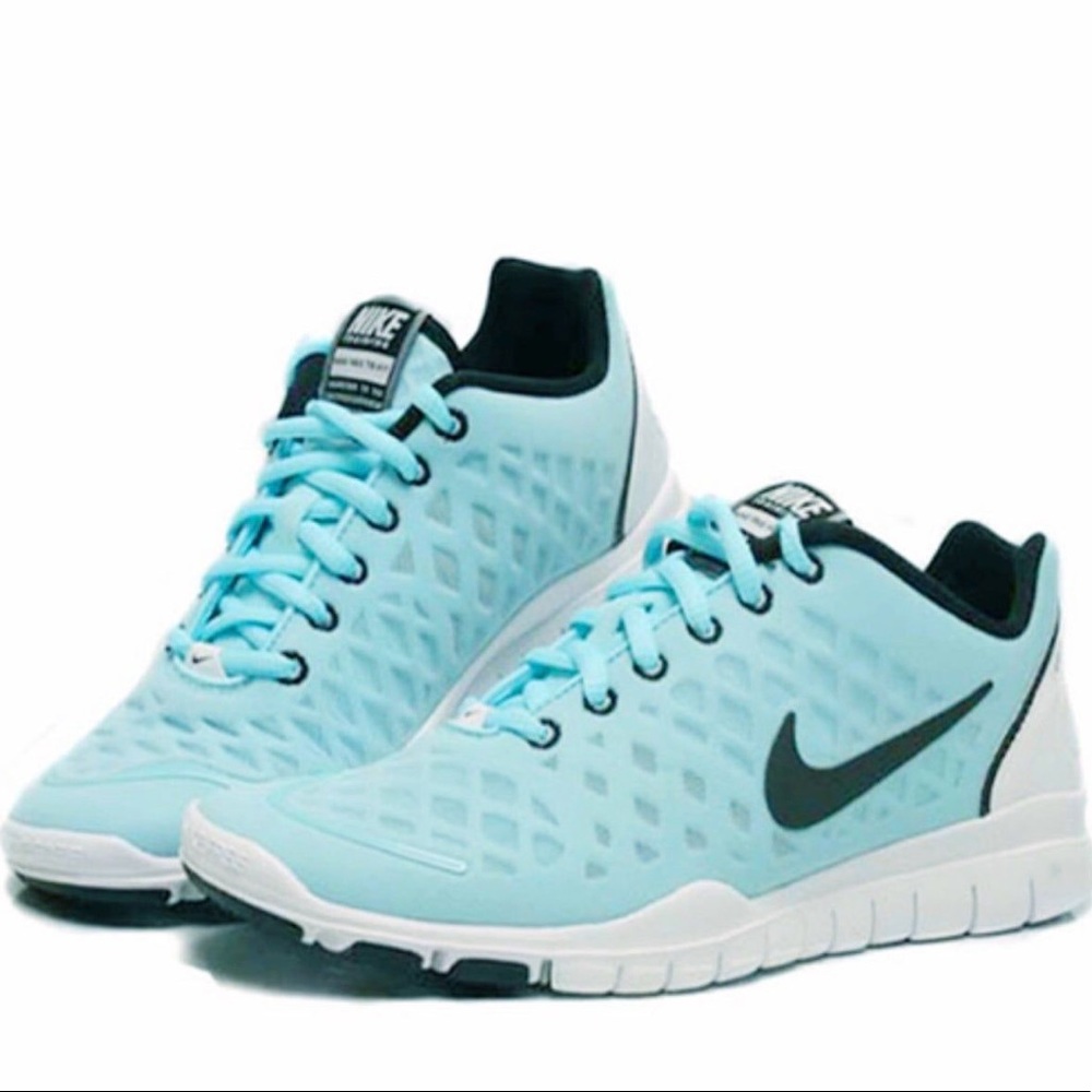 Women's Nike Free Tr Fit In Aqua Turquoise Blue Size